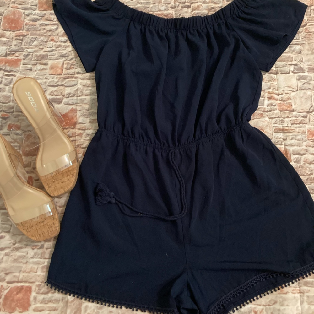 Blue Romper
